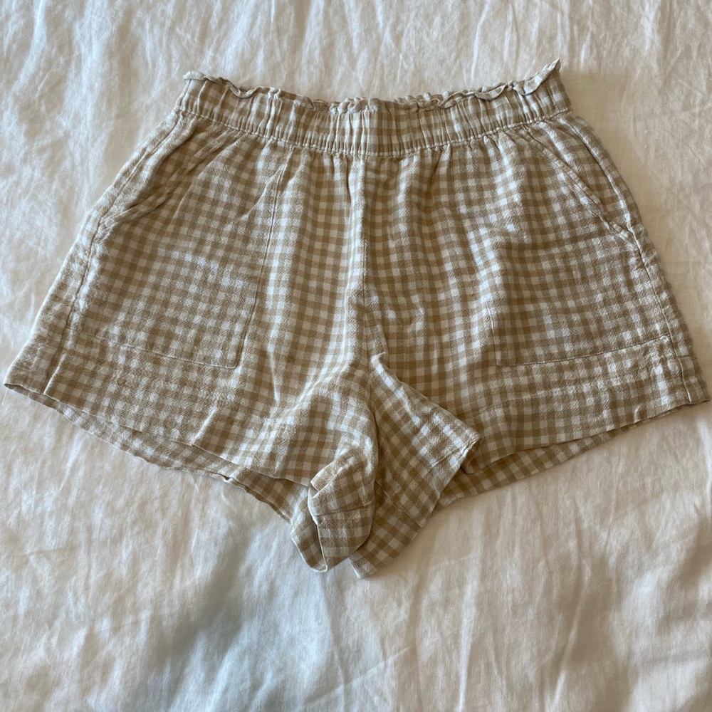 Abercrombie Gingham Checkered Shorts